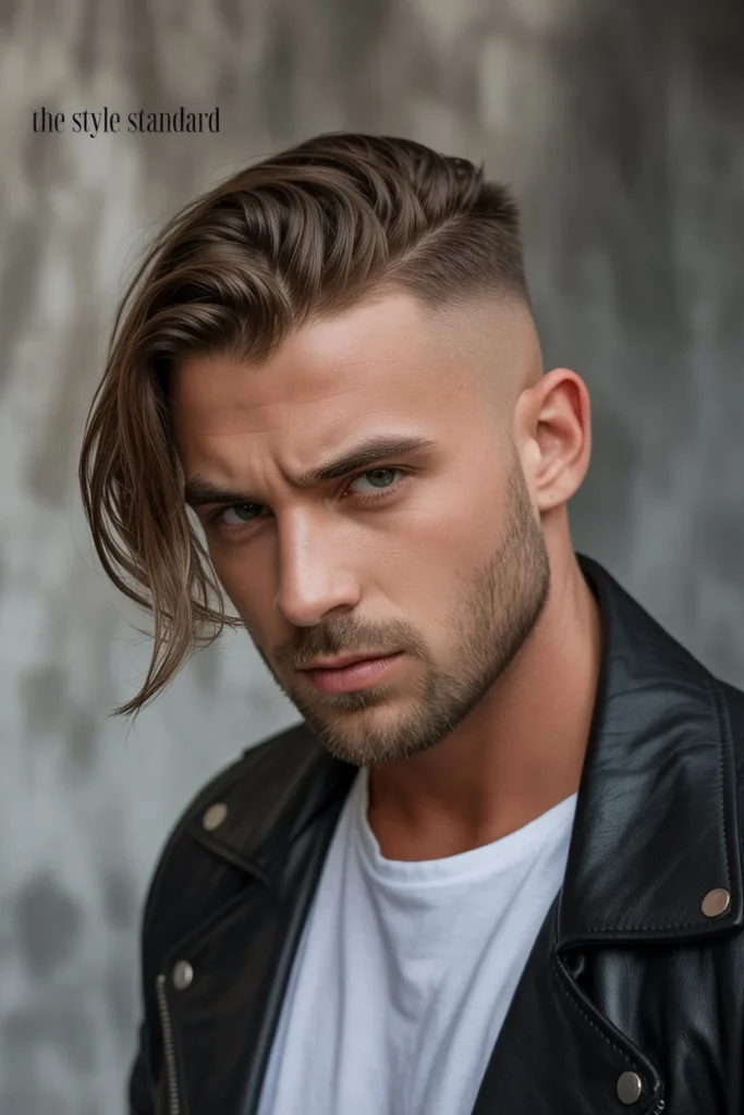 Mid Fade with Long Top