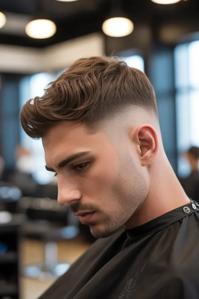 Mid Fade with Textured Top