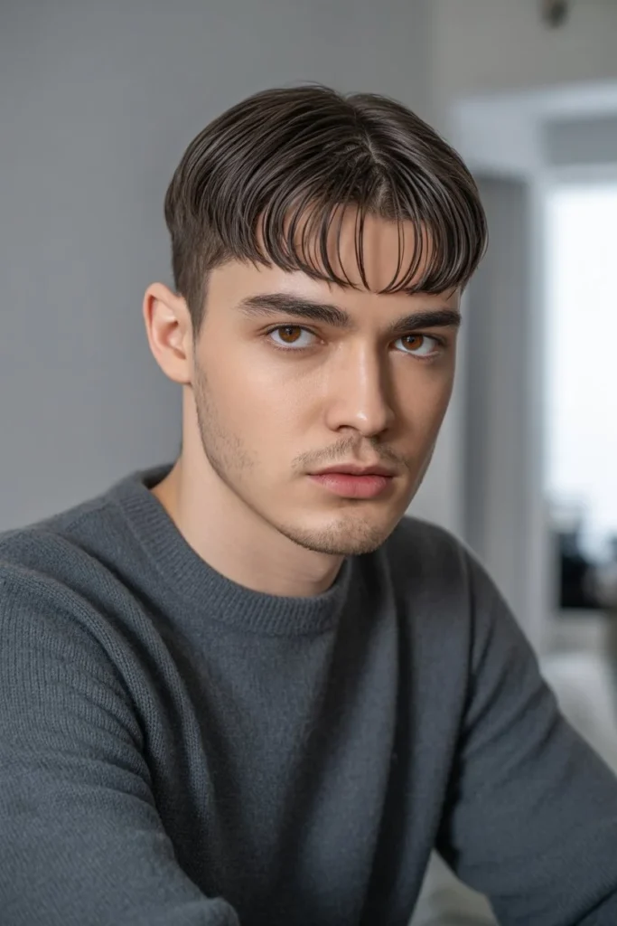 The Classic Middle-Part Curtain Bangs