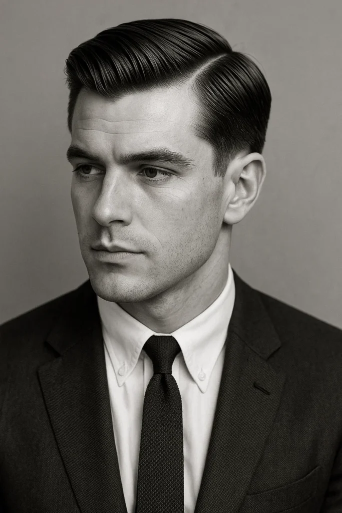 The Classic Side Part for men