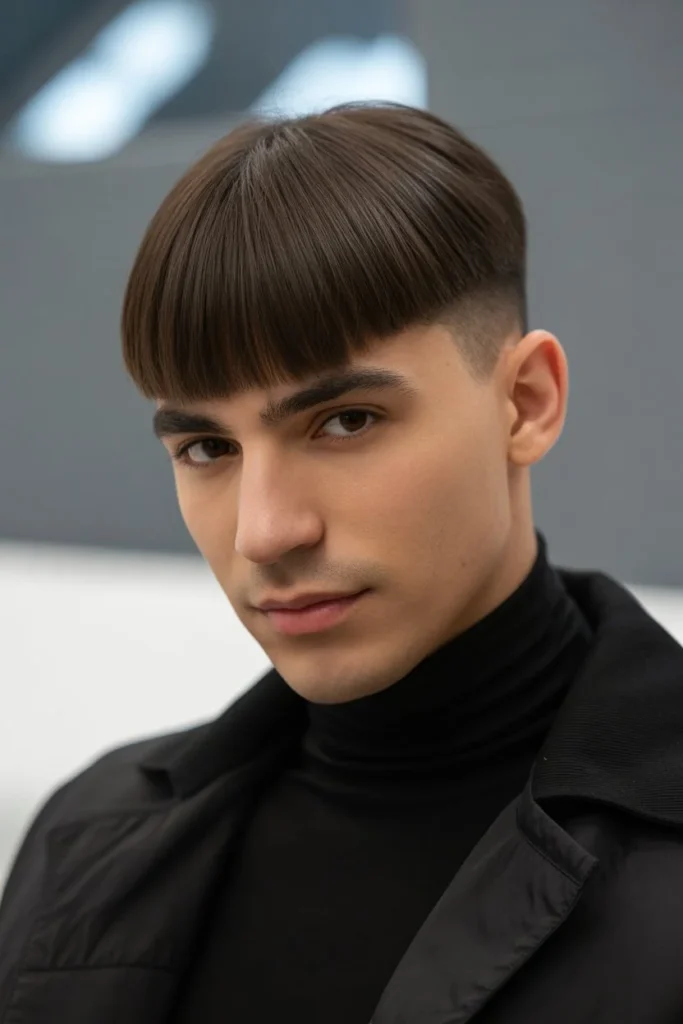 The Curtain Bangs with Tapered Sides