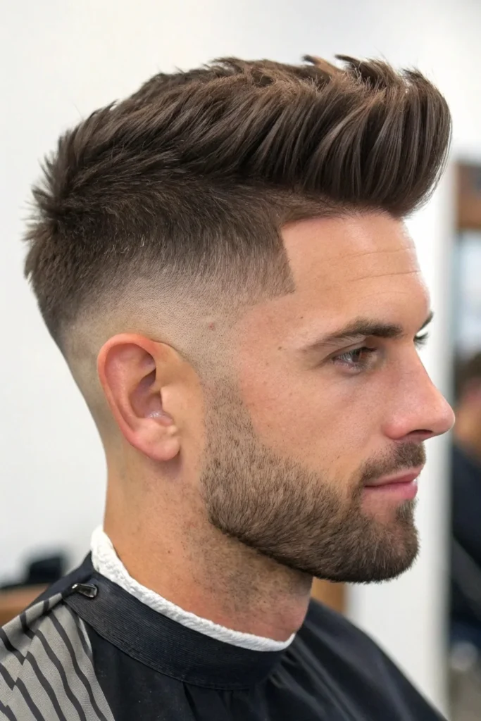 The Taper Fade with Volume on Top