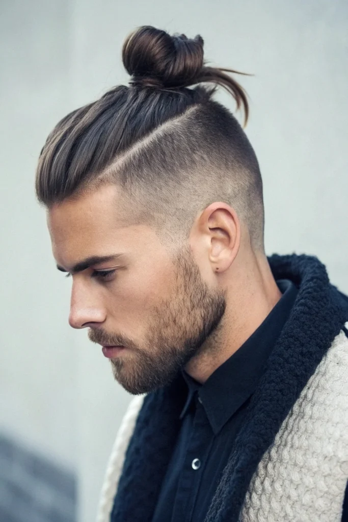 The Top Knot with Fade