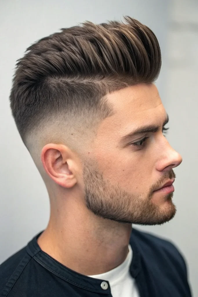 Low Taper Fade with Quiff