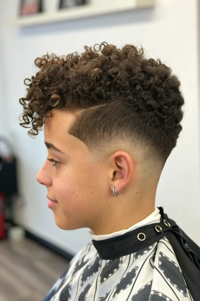 High and Tight with Curly Top