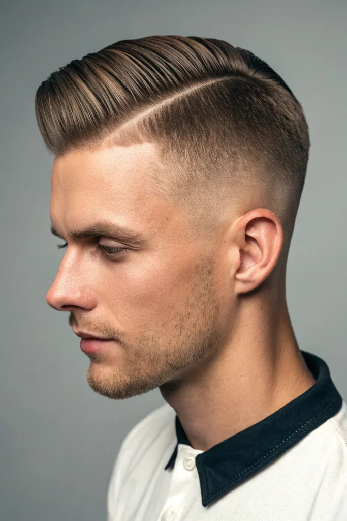High and Tight with Side Part