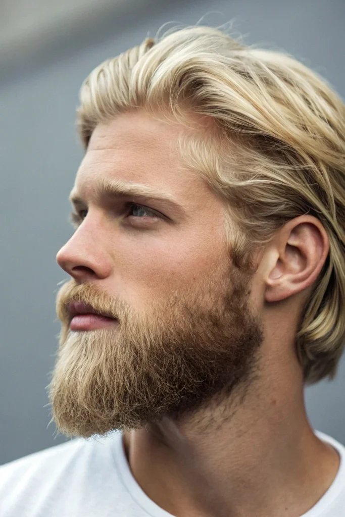 Blonde Circle Beard