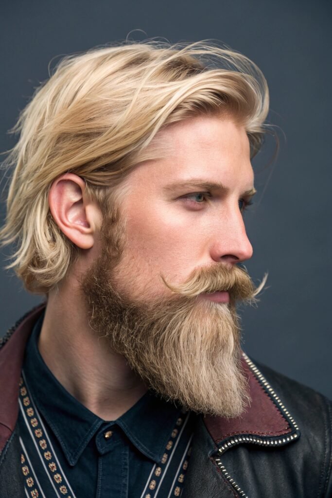 Blonde Garibaldi Beard