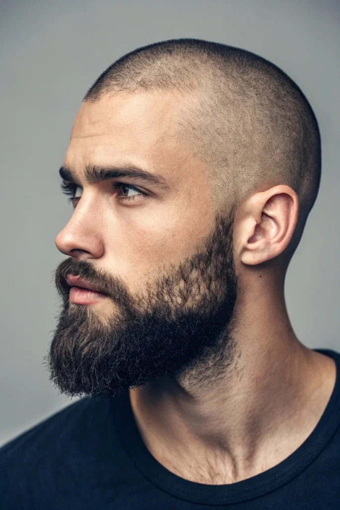 Circle Beard with Buzz Cut
