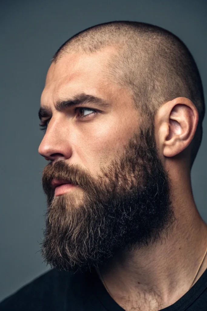 Full Beard with Buzz Cut