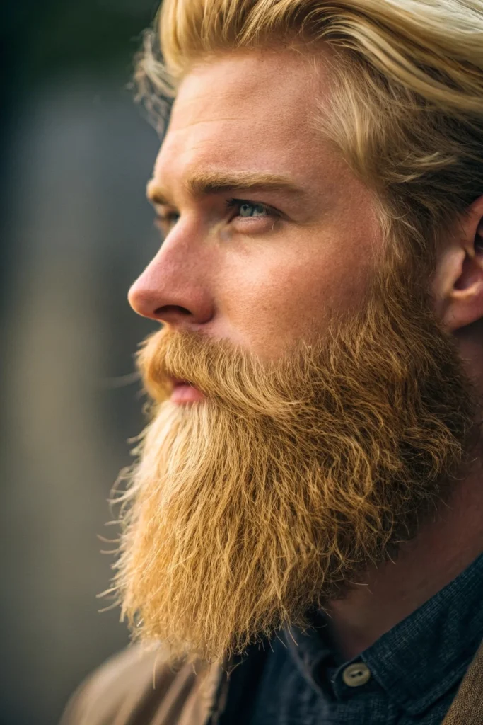 Full Blonde Beard