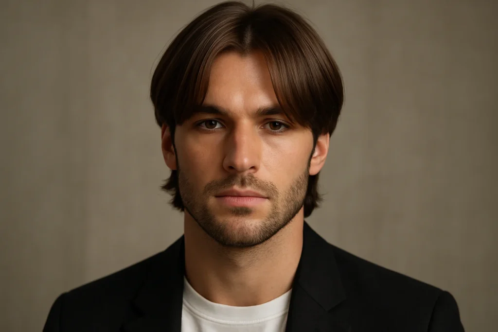 Curtain Bang Hairstyles for Men