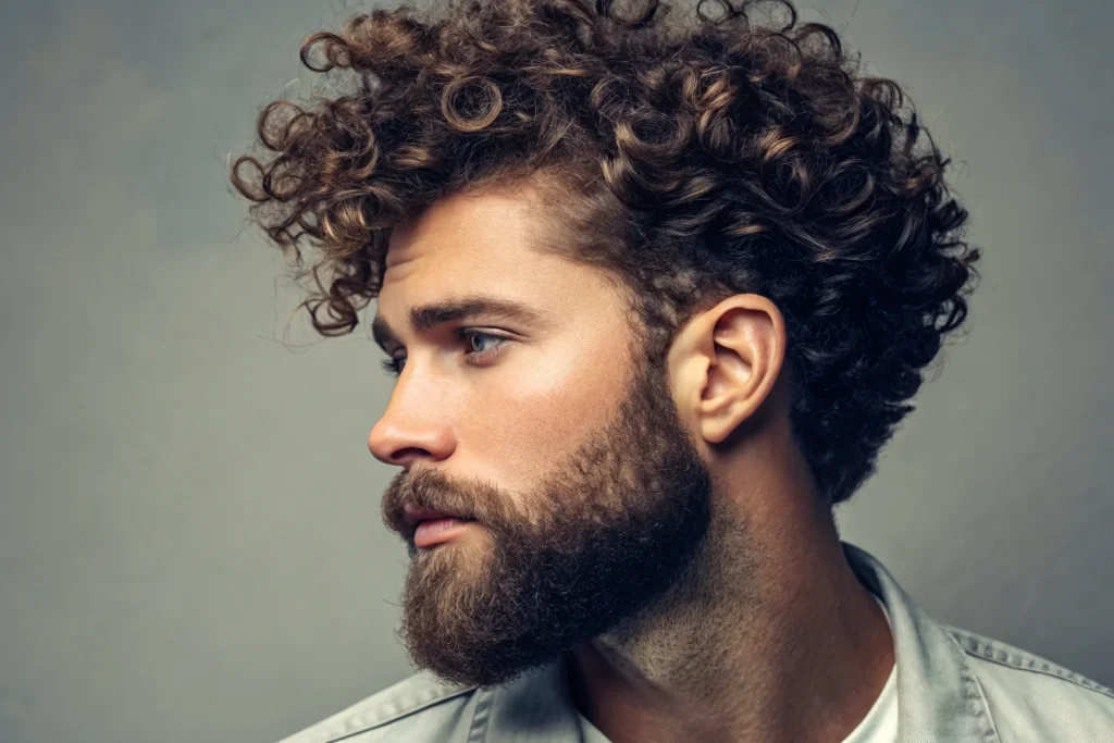 beard styles for curly hair
