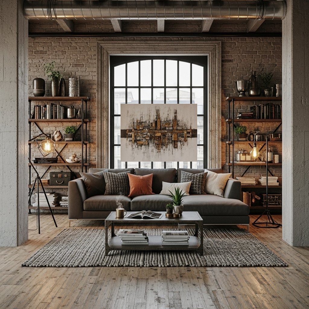 15 Industrial Home Decor Ideas for Men That Define Effortless Cool ...
