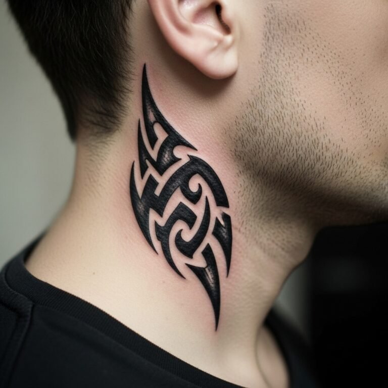 25 Bold Neck Tattoos for Men: Designs, Meanings & Modern Trends ...
