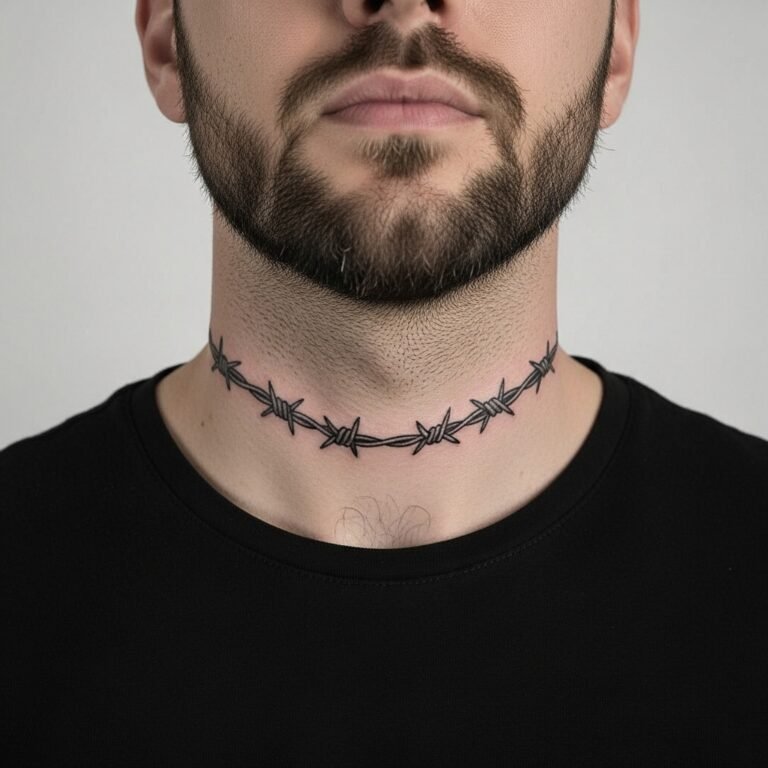 25 Bold Neck Tattoos for Men: Designs, Meanings & Modern Trends ...