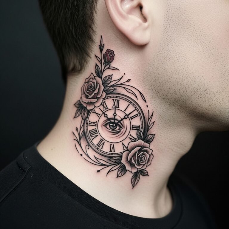 25 Bold Neck Tattoos for Men: Designs, Meanings & Modern Trends ...