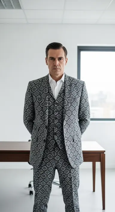 Small Patterned Suits Prom Suits for Men That Feel Confident, Not Cringey