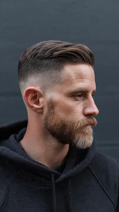 Left Parted Fade 20 Stylish Men’s Fade Haircuts for a Sharp Look - styleobsidian.com