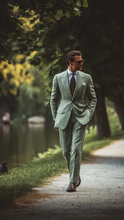 Sage Green Suit