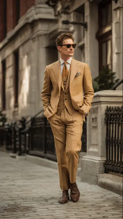 Warm Camel Suit
